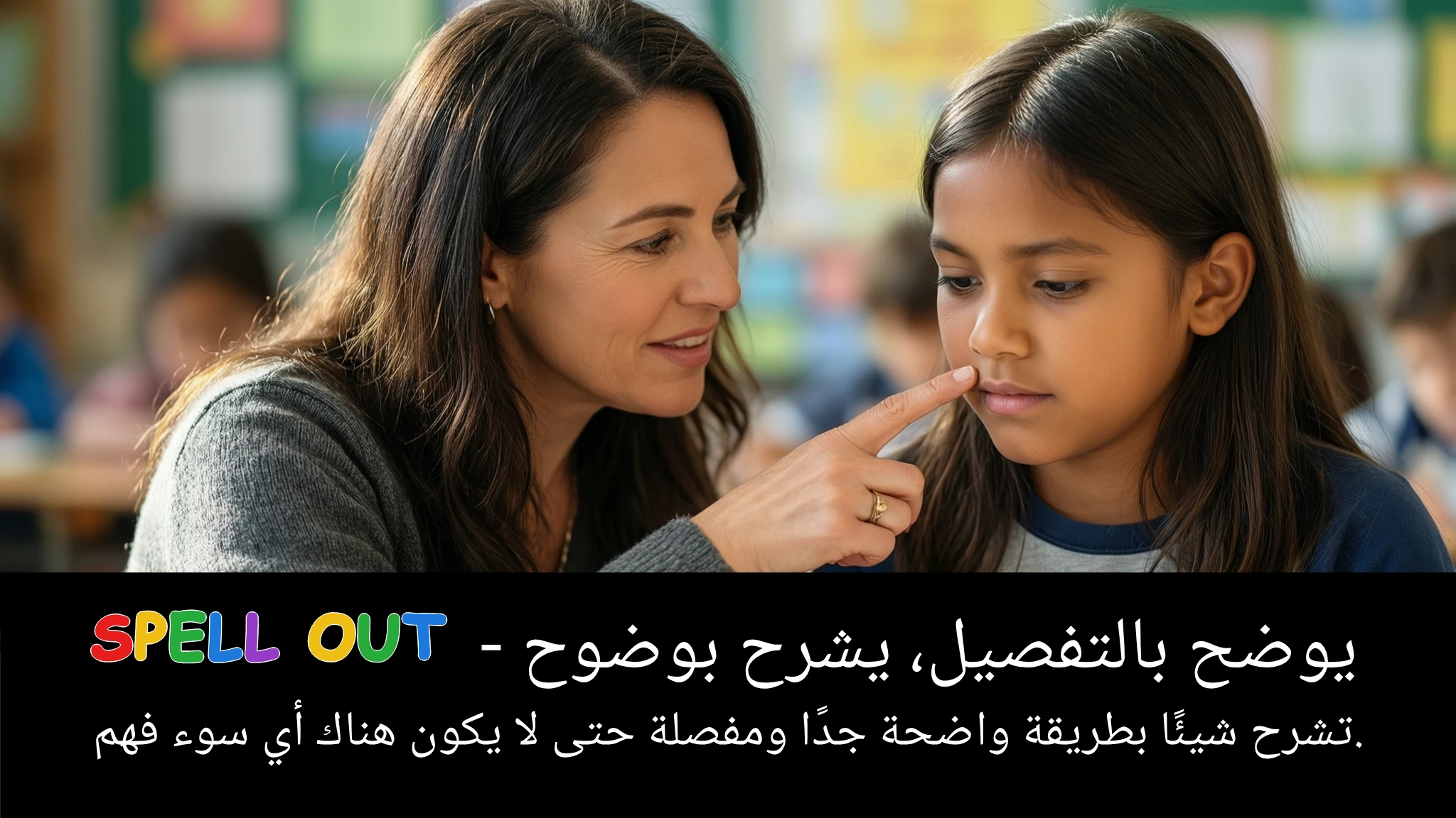 Arabic Illustration for spell out